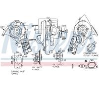 NISSENS 93343 Turbocompresseur, suralimentation pour MERCEDES-BENZ
