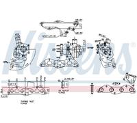 NISSENS 93345 Turbocompresseur, suralimentation pour MINI,TOYOTA