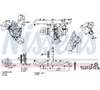 NISSENS 93420 Turbocompresseur, suralimentation pour AUDI,SEAT,SKODA,VW
