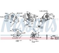 NISSENS 93421 Turbocompresseur, suralimentation pour CITROËN,DS,FORD,MAZDA,MITSU