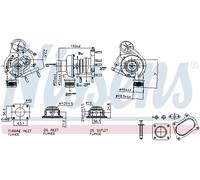 NISSENS 93424 Turbocompresseur, suralimentation pour ALFA ROMEO,FIAT,LANCIA,OPEL