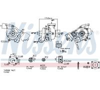 NISSENS 93428 Turbocompresseur, suralimentation pour FORD
