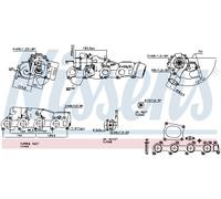 NISSENS 93433 Turbocompresseur, suralimentation pour AUDI,SEAT