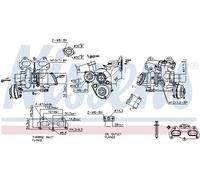 NISSENS Turbocompresseur Turbocompresseur 93435 pour FIAT 500 (312) 500 C (312)