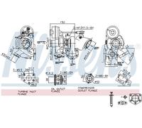 NISSENS 93447 Turbocompresseur, suralimentation pour FIAT,LANCIA