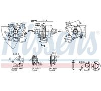 NISSENS 93448 Turbocompresseur, suralimentation pour NISSAN,RENAULT