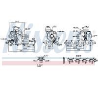 NISSENS 93460 Turbocompresseur, suralimentation pour CITROËN,DS,FIAT,FORD,FORD U