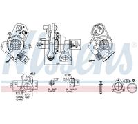 NISSENS 93486 Turbocompresseur, suralimentation pour FORD