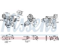 NISSENS 93490 Turbocompresseur, suralimentation pour FIAT