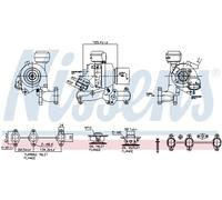 NISSENS 93495 Turbocompresseur, suralimentation pour SEAT,SKODA,VW