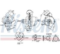 NISSENS 93497 Turbocompresseur, suralimentation pour HYUNDAI,KIA
