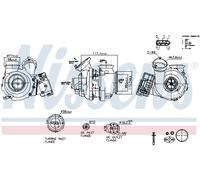 NISSENS 93503 Turbocompresseur, suralimentation pour BMW