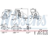 NISSENS 93517 Turbocompresseur, suralimentation pour FORD