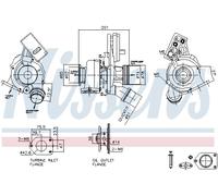NISSENS 93519 Turbocompresseur, suralimentation pour MINI