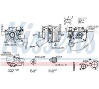 NISSENS 93534 Turbocompresseur, suralimentation pour AUDI,PORSCHE,VW