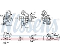 1x Turbocompresseur, suralimentation NISSENS 93537 convient pour ALFA ROMEO