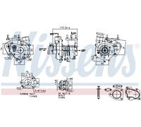 NISSENS 93544 Turbocompresseur, suralimentation pour TOYOTA
