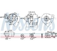 NISSENS 93578 Turbocompresseur, suralimentation pour MERCEDES-BENZ