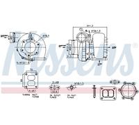 NISSENS 93598 Turbocompresseur, suralimentation pour MAN