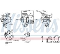 NISSENS 93600 Turbocompresseur, suralimentation pour MERCEDES-BENZ