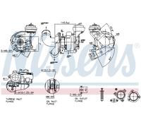 NISSENS 93606 Turbocompresseur, suralimentation pour TOYOTA