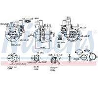 NISSENS 93643 Turbocompresseur, suralimentation pour TOYOTA