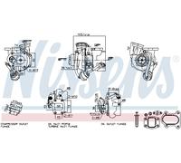 NISSENS 93673 Turbocompresseur, suralimentation pour MERCEDES-BENZ