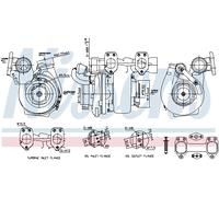 NISSENS 93693 Turbocompresseur, suralimentation pour BOVA,DAF,IRIZAR,SOLARIS,TAT
