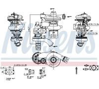 NISSENS 93718 Turbocompresseur, suralimentation pour MAN