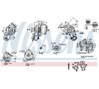 NISSENS 93770 Turbocompresseur, suralimentation pour LEXUS,TOYOTA