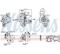 NISSENS 93772 Turbocompresseur, suralimentation pour MERCEDES-BENZ