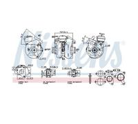 Nissens 93779 Chargeur De Charge Pour Nissan NP300 Navara Pathfinder III