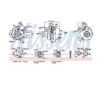 Nissens 93796 Chargeur Pour Renault Espace IV Nissan Qashqai +2 I