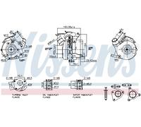 NISSENS 93830 Turbocompresseur, suralimentation pour NISSAN,RENAULT