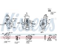 NISSENS 93854 Turbocompresseur, suralimentation pour AUDI