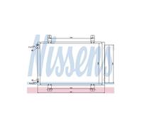 NISSENS 940079 Condenseur climatisation avec déshydrateur Compatible avec OPEL Agila B H08, SUZUKI Splash 3/5 portes, VAUXHALL Agila Mk II B H08