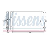 Condenseur de climatisation R 134a 940573 NISSENS pour KIA SOUL I