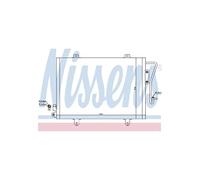 Condenseur, climatisation NISSENS 94279