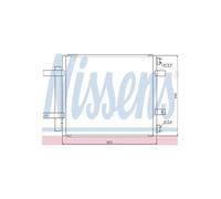 Condenseur de climatisation R 134a 94866 NISSENS pour JAGUAR DAIMLER