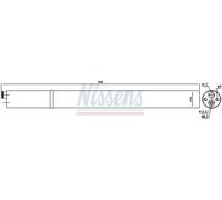 NISSENS 95366 Filtre déshydratant, climatisation pour AUDI,SEAT,SKODA,VW