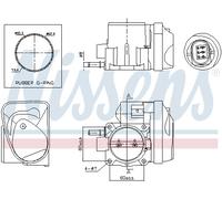 NISSENS 955005 Corps papillon pour RENAULT