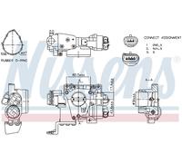 NISSENS 955074 Corps papillon pour FIAT,LANCIA