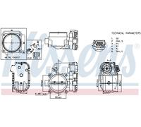 NISSENS 955150 Corps papillon pour MERCEDES-BENZ