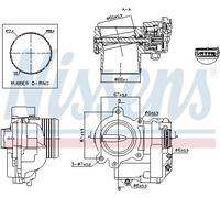 NISSENS 955171 Boîtier papillon