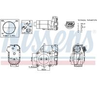 NISSENS 955186 Corps papillon pour MERCEDES-BENZ
