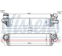 NISSENS 96103 Intercooler, échangeur pour BMW,MINI
