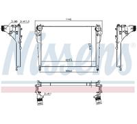 NISSENS 961218 Intercooler, échangeur pour MERCEDES-BENZ