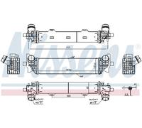NISSENS 961226 Intercooler, échangeur pour BMW
