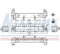 NISSENS 961241 Intercooler, échangeur pour HYUNDAI