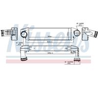 NISSENS 96129 Intercooler, échangeur pour BMW